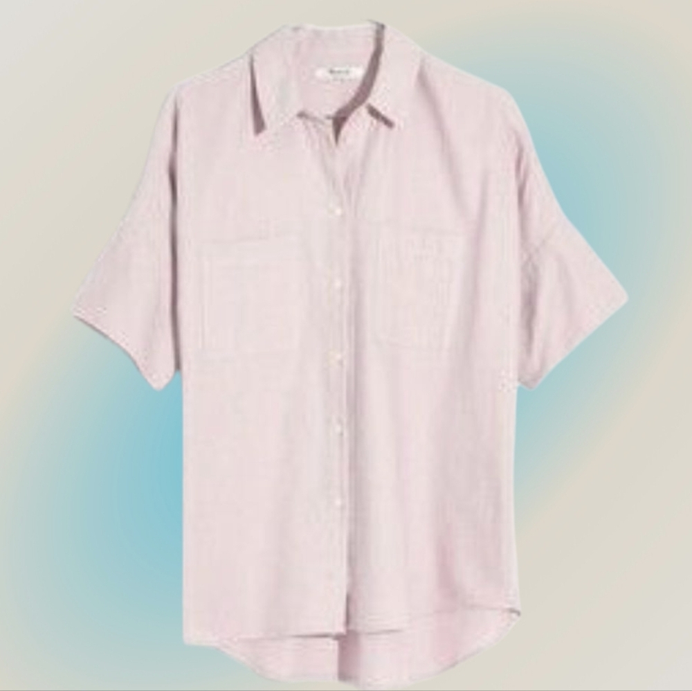 Madewell Oversized Ex-Boyfriend Button-Up Shirt